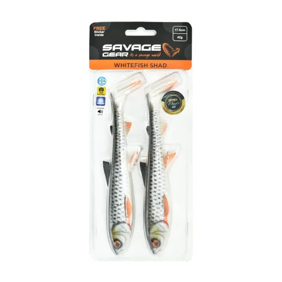 Przynęta ripper Savage Gear 3D Whitefish Shad 17,5cm/42g roach 2 sztuki