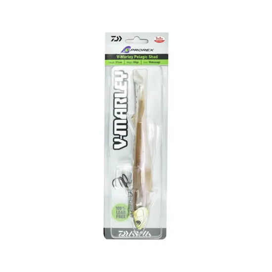 Przynęta miękka uzbrojona Daiwa Prorex V-Marley Pelagic Shad 21cm 80g wakasagi