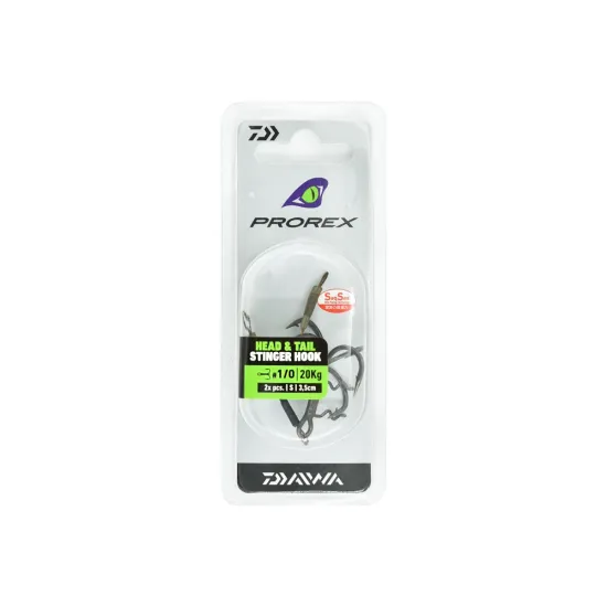 Dozbrojka Daiwa Prorex Head & Tail Stinger #1/0 3.5cm 2 sztuki
