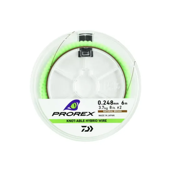 Materiał przyponowy Daiwa Prorex Hybdrid Knotable Wire 0.248mm 6m 3.7kg