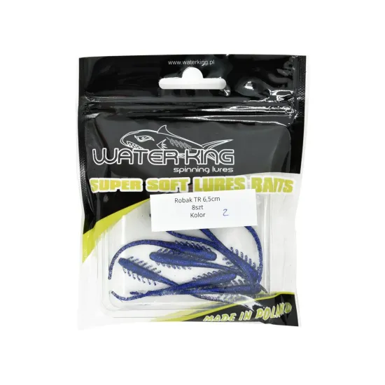 Przynęta Water King Robak TR 6,5cm 8 sztuk kolor 2