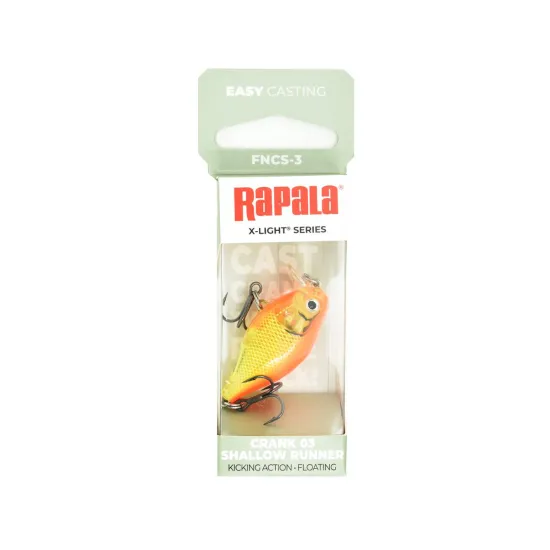 Wobler X-Light Crank Shallow Runner Rapala 3,5cm / 4g GFR