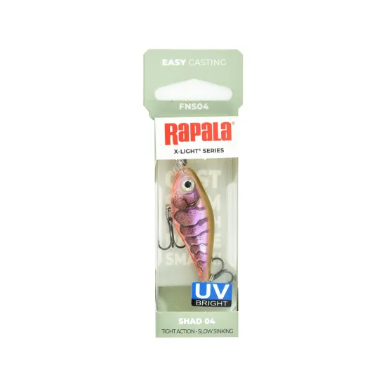 Wobler X-Light Shad Rapala 4cm / 4g PUPU