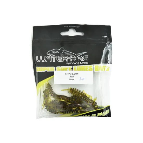 Przynęta Water King Larwa 5,5cm 8 sztuk kolor 20