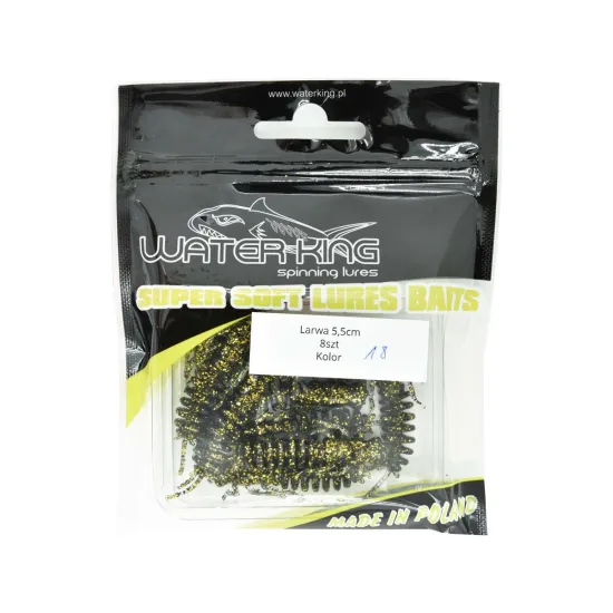 Przynęta Water King Larwa 5,5cm 8 sztuk kolor 18