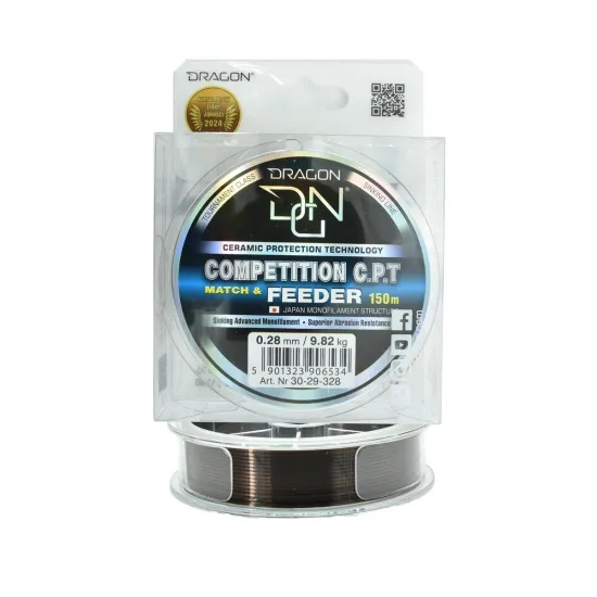 Żyłka spławikowa, feederowa Dragon Competition C.P.T. Match & Feeder 0.28mm 150m