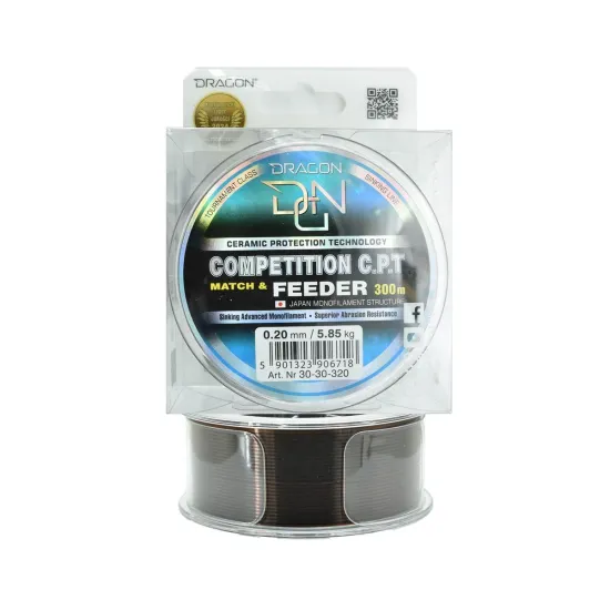 Żyłka spławikowa, feederowa Dragon Competition C.P.T. Match & Feeder 0.20mm 300m