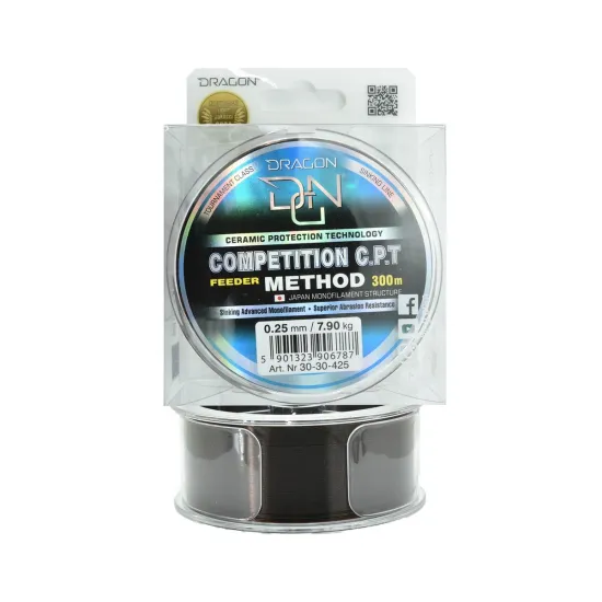 Żyłka do methody Dragon Competition C.P.T. Method Feeder 0.25mm 300m