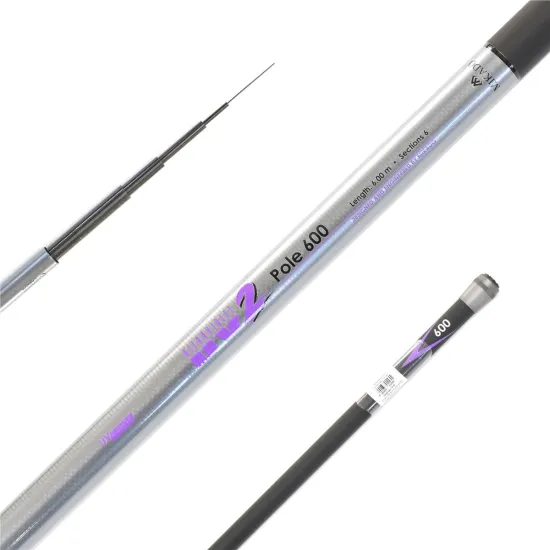 Wędka spławikowa, bezprzelotkowa Mikado Ultraviolet II Pole 6,00m-116938