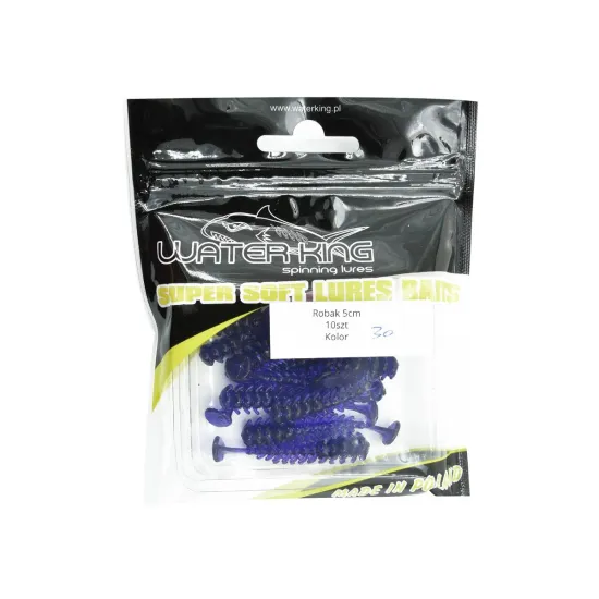 Przynęta Water King Robak 5,0cm 10 sztuk kolor 30
