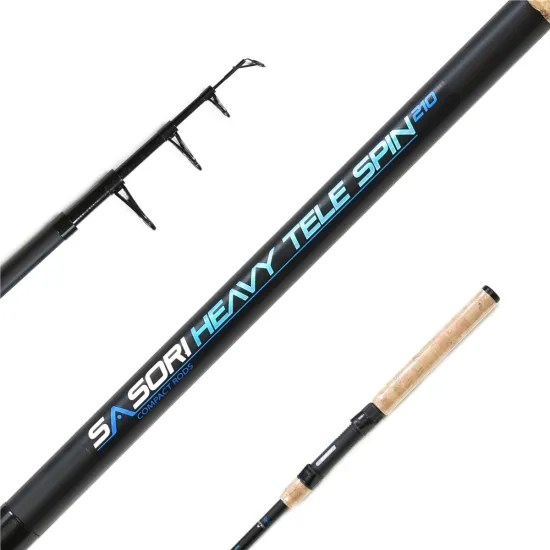 Wędka spinningowa, teleskopowa Mikado Sasori Heavy Tele Spin 2.10m 30-60g-117370