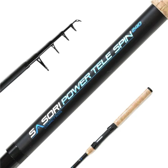 Wędka spinningowa, teleskopowa Mikado Sasori Power Tele Spin 2.40m 40-80g-117403
