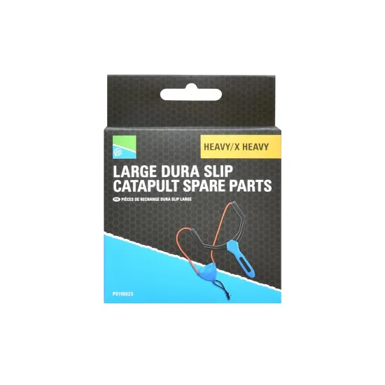 Zapasowe gumy i mieszek do procy wędkarska Dura Slip Catapult heavy/extra heavy Preston