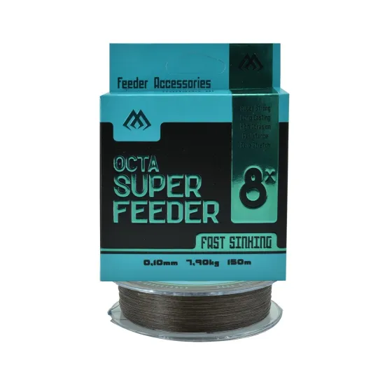 Plecionka tonąca Mikado Octa Super Feeder 0.10mm 150m brązowa