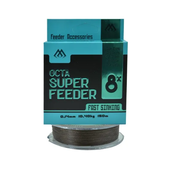 Plecionka tonąca Mikado Octa Super Feeder 0.14mm 150m brązowa