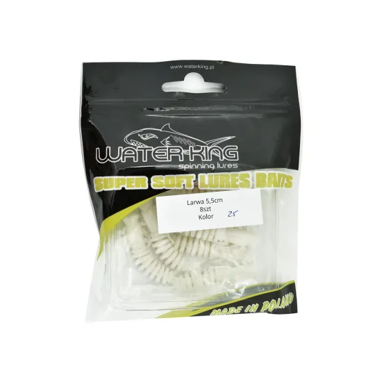 Przynęta Water King Larwa 5,5cm 8 sztuk kolor 25