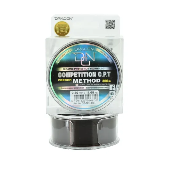 Żyłka do methody Dragon Competition C.P.T. Method Feeder 0.30mm 300m