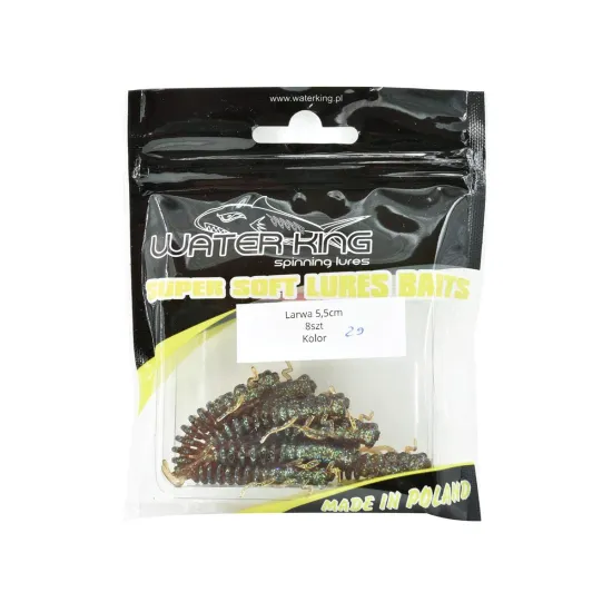 Przynęta Water King Larwa 5,5cm 8 sztuk kolor 29
