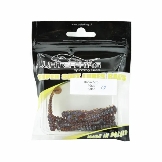 Przynęta Water King Robak 5,0cm 10 sztuk kolor 29