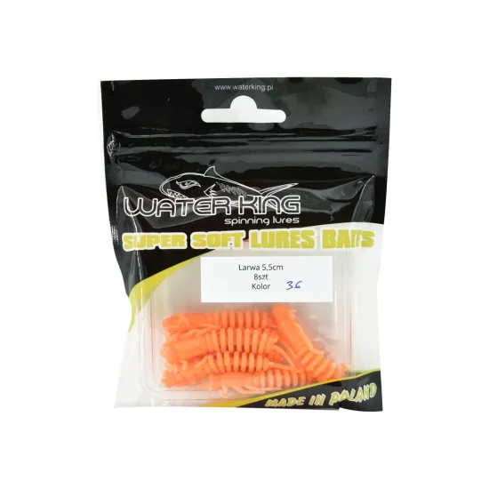 Przynęta Water King Larwa 5,5cm 8 sztuk kolor 36