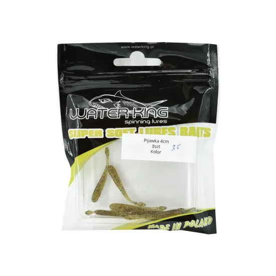 Przynęta Water King Pijawka 4,0cm 8 sztuk kolor 35