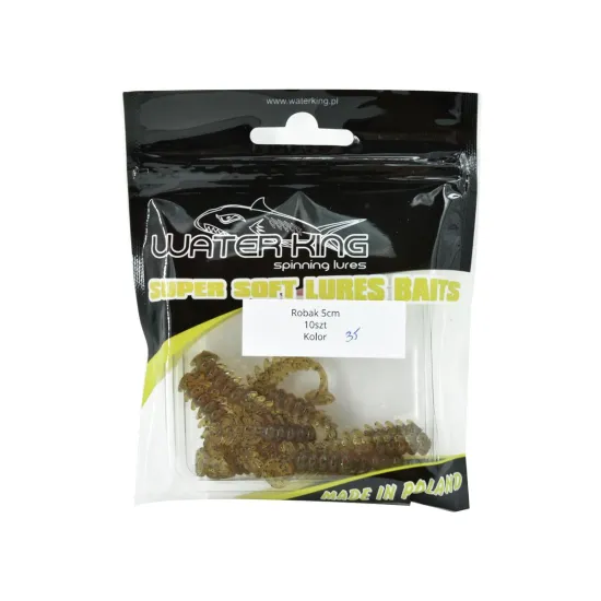 Przynęta Water King Robak 5,0cm 10 sztuk kolor 35