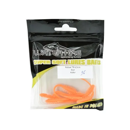 Przynęta Water King Robak TR 6,5cm 8 sztuk kolor 36