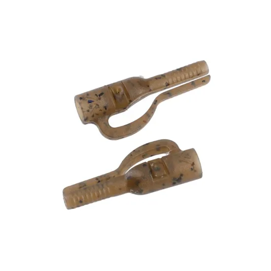 Bezpieczny klips do ciężarka z pinem Mikado camo 10 sztuk