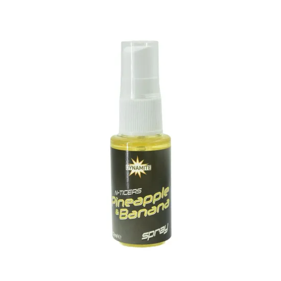 Aromat wędkarski do przynęt haczykowych Spray N-Ticers Bait Pineapple & Banana Dynamite Baits 30ml
