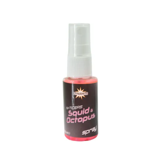 Aromat wędkarski do przynęt haczykowych Spray N-Ticers Bait Squid & Octopus Dynamite Baits 30ml