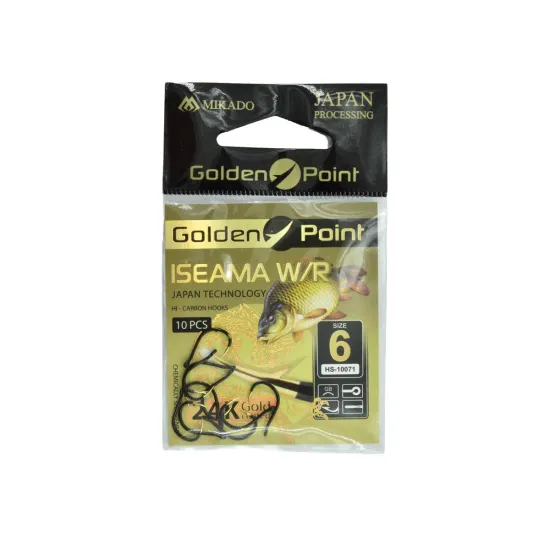 Haki Mikado Golden Point Iseama W/R rozmiar 6 op.10szt GB