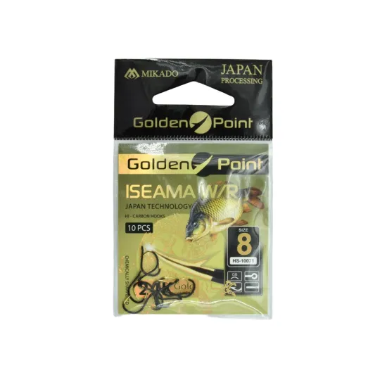 Haki Mikado Golden Point Iseama W/R rozmiar 8 op.10szt GB