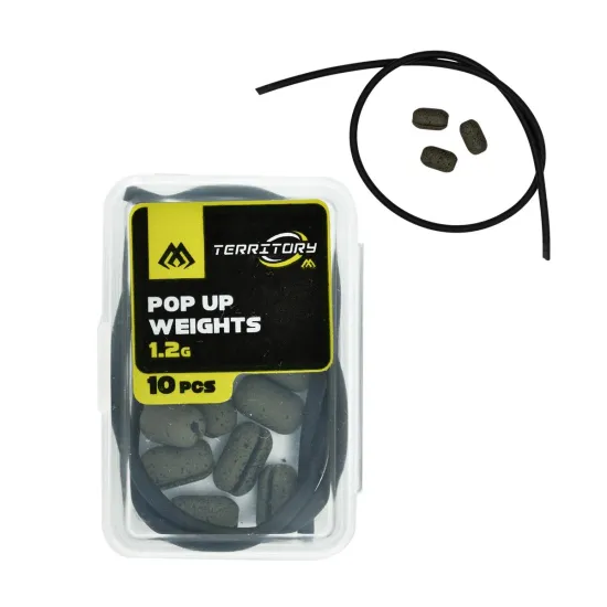 Ciężarek do przyponu karpiowego Mikado Pop Up Weights 1.2g 10 sztuk