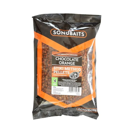 Pellet zanętowy Stiki Method Chocolate Orange 4mm Sonubaits 650g