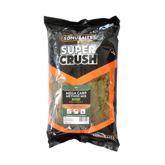 Zanęta wędkarska Supercrush Mega Carp Method Mix Green Sonubaits 2kg
