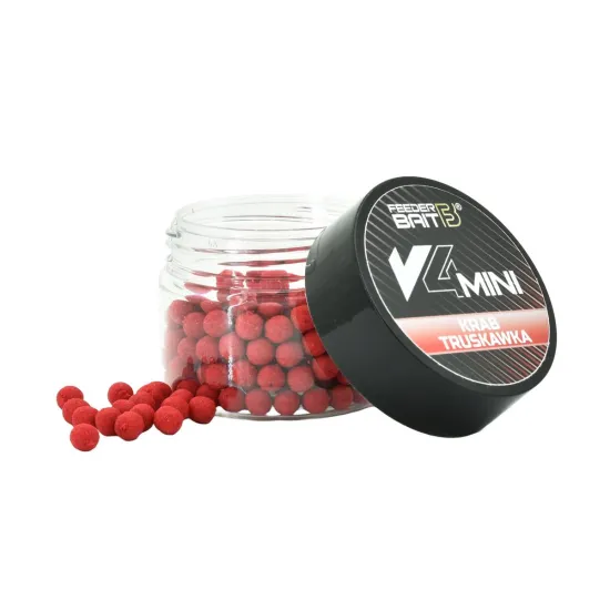 Przynęta V4 Mini Feeder Bait Krab & Truskawka 4mm