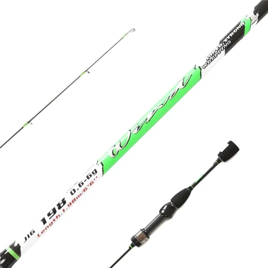 Wędka spinningowa Jaxon Green Wind 1.98m 0,6-6g-120552