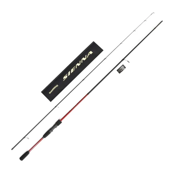 Wędka spinningowa Shimano Sienna Spinning Sensitive 2.41m 3-15g rękojeść z pianki EVA-120657