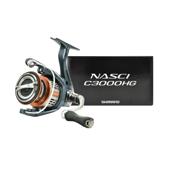 Kołowrotek spinningowy Shimano Nasci FD C3000 HG 6 łożysk-120818