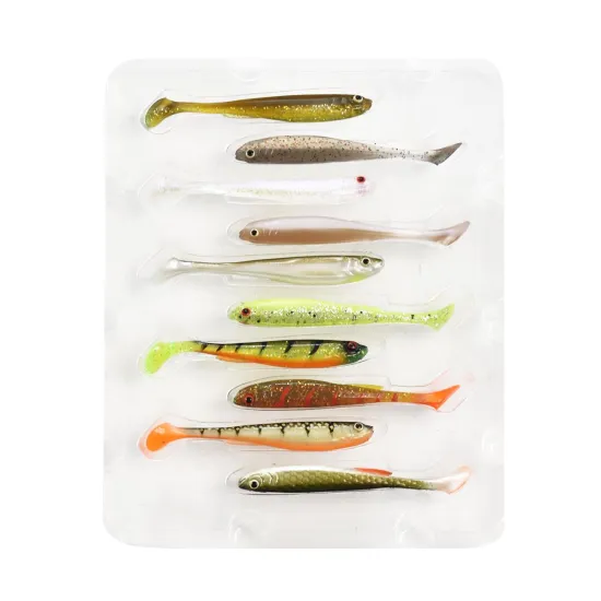 Zestaw przynęt, rippery Daiwa PX Slim Shady 7.5cm 3.3g 10 sztuk