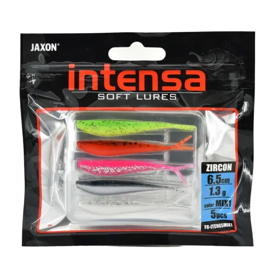 Przynęta Jaxon Intensa TG-ITC mix kolorów 6,5cm 5 sztuk