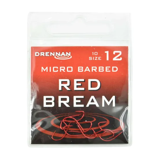 Haki spławikowe Drennan Red Bream rozmiar 12 10 sztuk