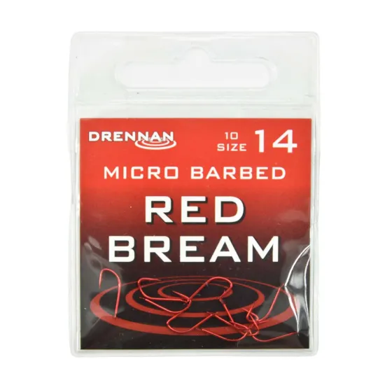 Haki spławikowe Drennan Red Bream rozmiar 14 10 sztuk