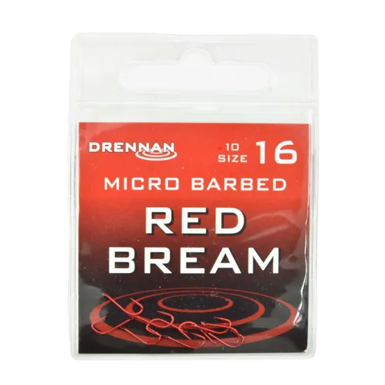 Haki spławikowe Drennan Red Bream rozmiar 16 10 sztuk