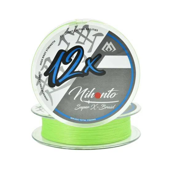 Plecionka spinningowa Mikado Nihonto Super X-Braid 0.23mm150m fluo 12-splotowa