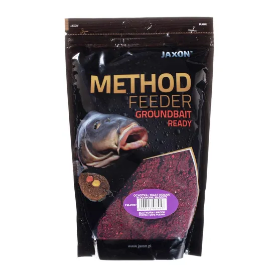 Zanęta wędkarska Method Feeder Ready ochotka/białe robaki Jaxon 750g
