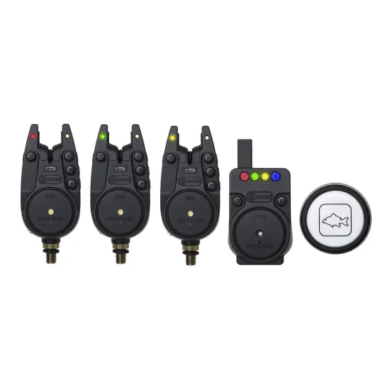 Zestaw sygnalizatorów wędkarskich elektronicznych Prologic C-Series Pro Alarm Set 3+1 + lampka