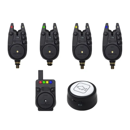 Zestaw sygnalizatorów wędkarskich elektronicznych Prologic C-Series Pro Alarm Set 4+1 + lampka