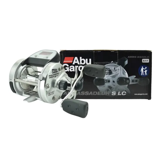 Multiplikator morski z licznikiem Abu Garcia Ambassadeur S Line Counter 6500 SD RH 2 łożyska-122171