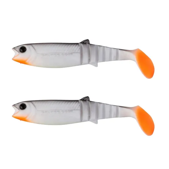 Przynęta kopyto Cannibal Shad Savage Gear 17.5cm Whiteblack 2 sztuki